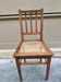 Wooden and cane chair