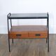 Vintage Scandinavian console in teak and marble 1960
