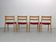 4 chairs model 84 by Niels Otto Moller for Højbjerg, Denmark 1970s