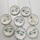 8 Saint Amand des Eaux soup plates