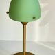 Mushroom lamp sce opaline glass vintage