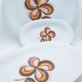 Service de table grande fleur