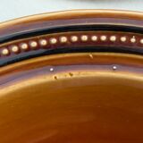 6 toulouse brown hollow plates made of St Amand earthenware