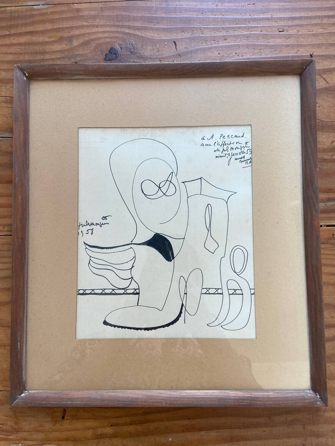 Drawing Art Brut, 1958