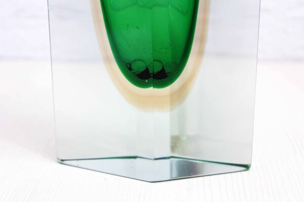 Vase en verre de Murano, Sommerso, 1970