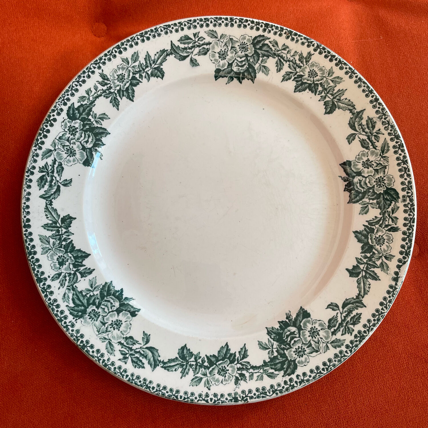 Serving dish in Iron Earth. Debray model institution Guadeloupe