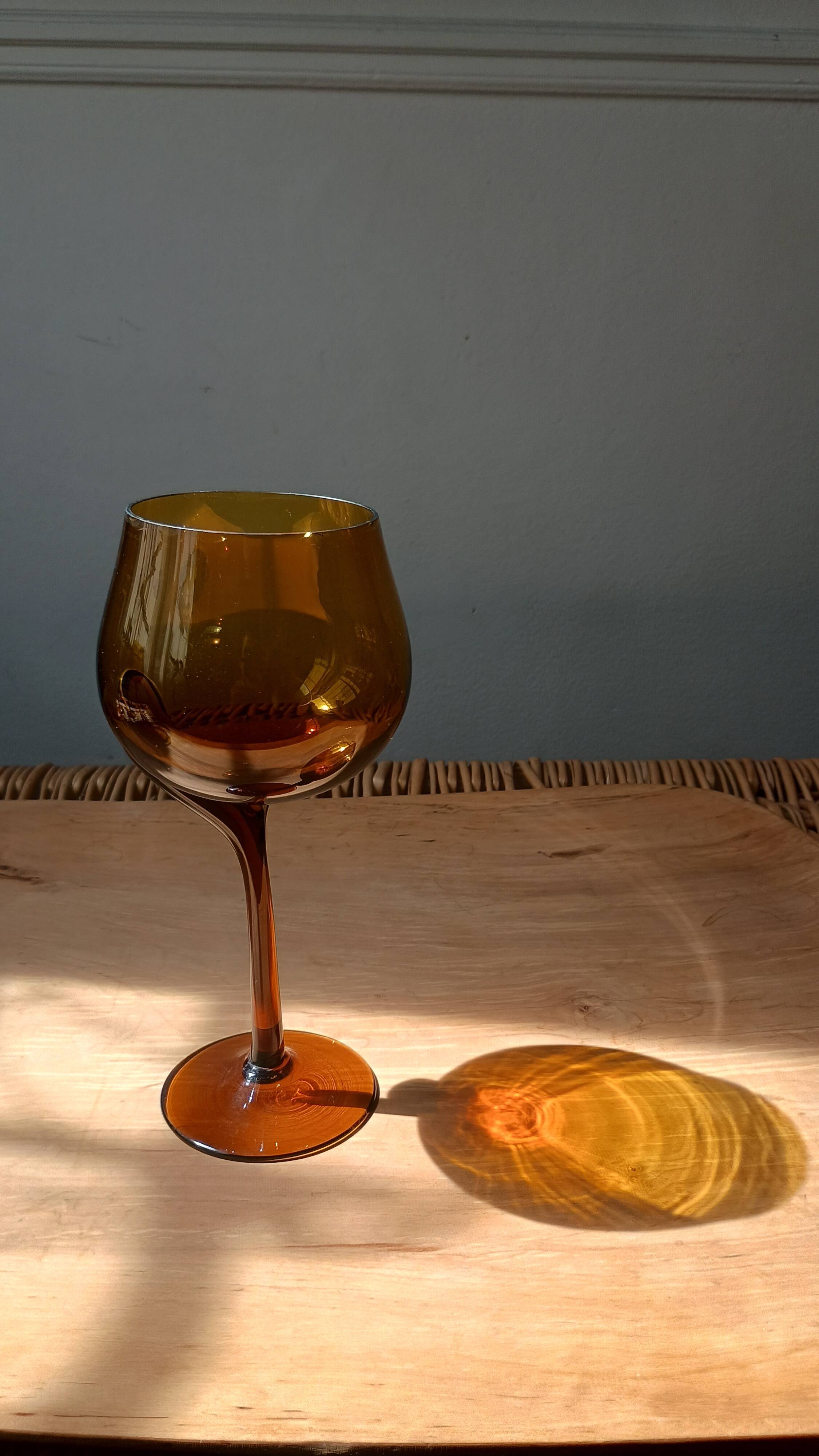 Verres à pieds design vintage