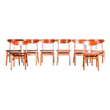 Six Farstrup model 210 dining chair (2 sets available)