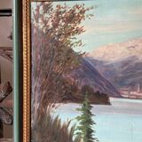 Large 20th century oil on canvas signed J. Beyly