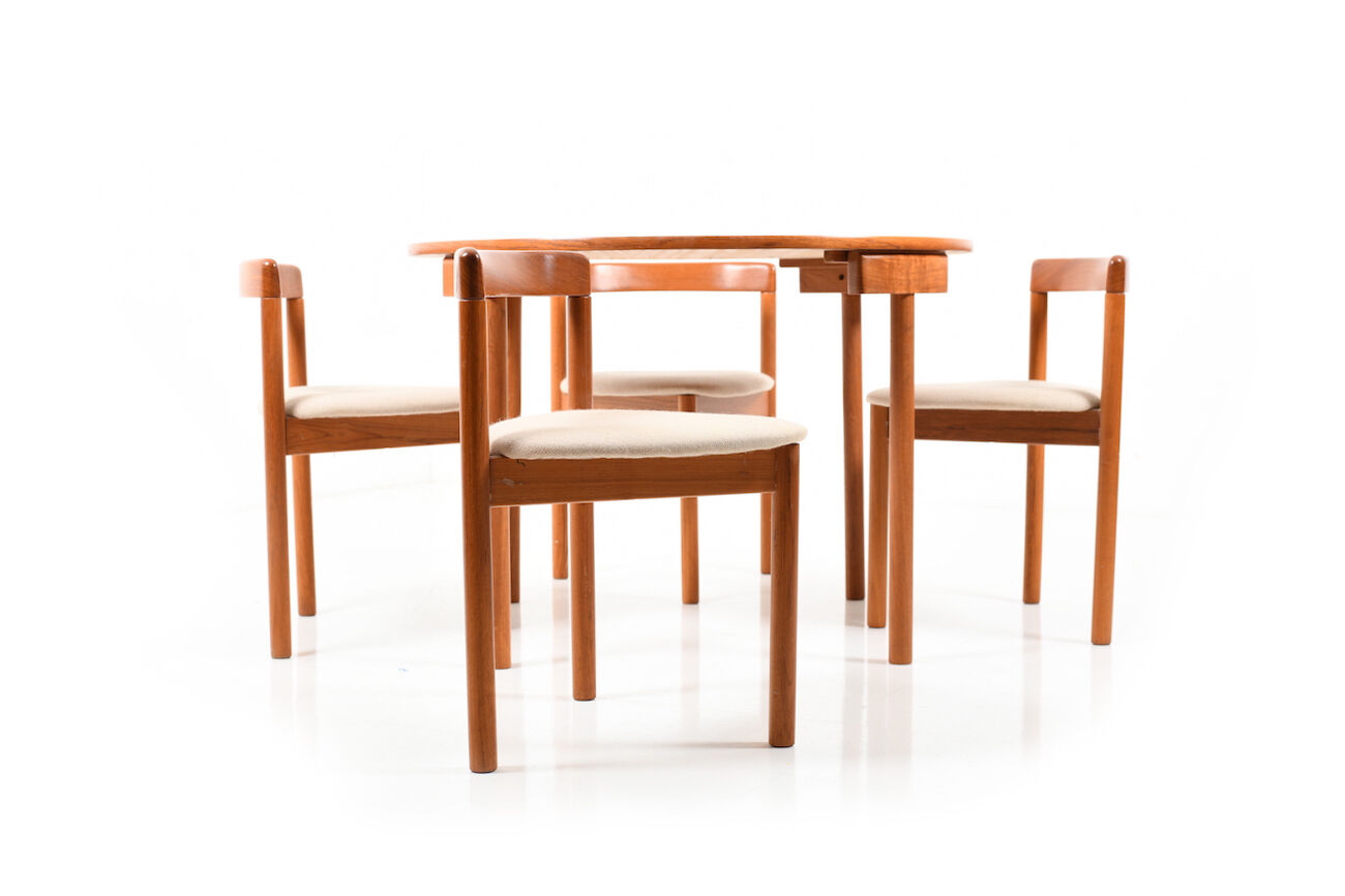 Danish Dinner Set in Teak by A.B.J.