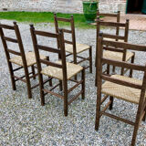 Brutalist mulched chairs series