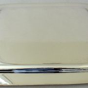 Serving tray metal silver style Louis-XVI