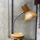 Bedside desk lamp, aluminium, vintage anni '50, italia