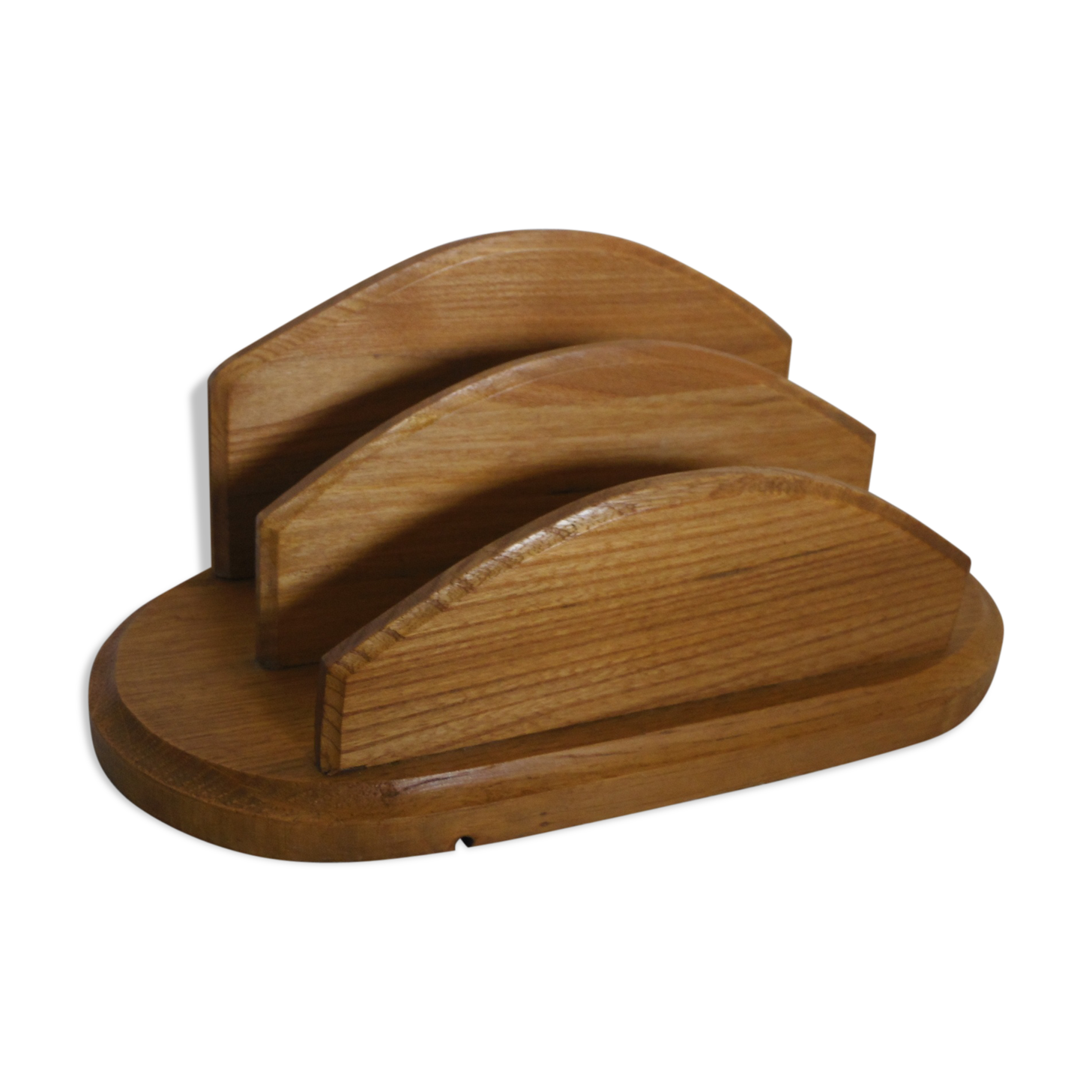 Wooden mail holder