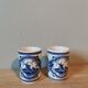 Set of 2 vintage Delft Blue Bowls ceramic glasses