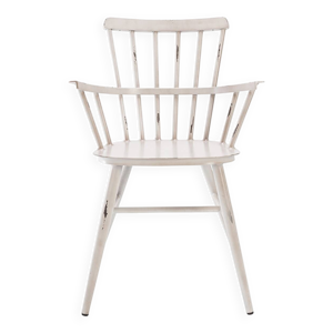 Chaise Bridge en Aluminium - ecru