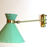 Articulated jib René Mathieu lamp
