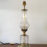Glass and brass lamp 60s