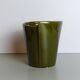 Khaki ceramic pot cover