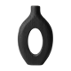 Burnt wood vase
