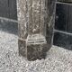 Fireplace Napoleon III in grey marble Saint-anne