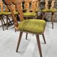 Lot  8 chaises bistrot 1970"