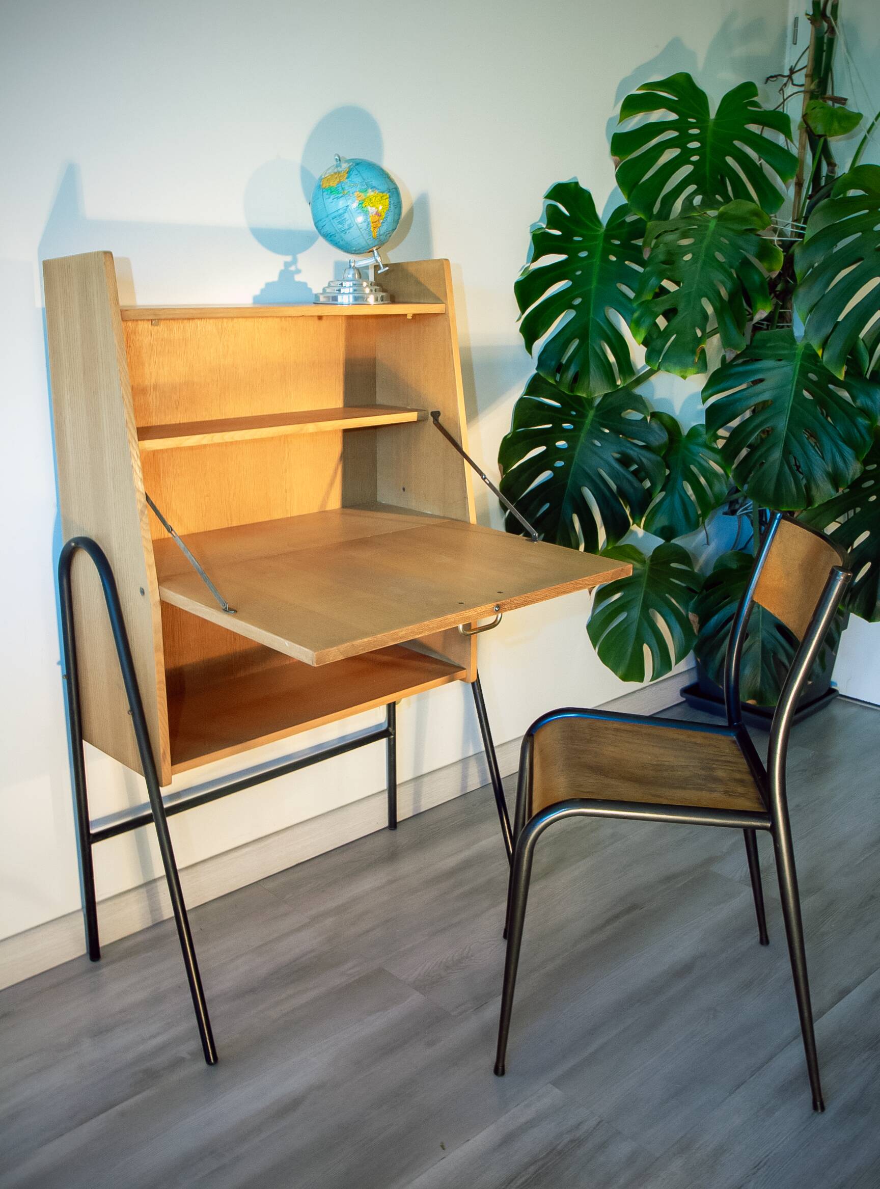 Superb 1950s secretary by Jacques Hitier.