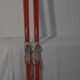 Paire de ski ancien en bois