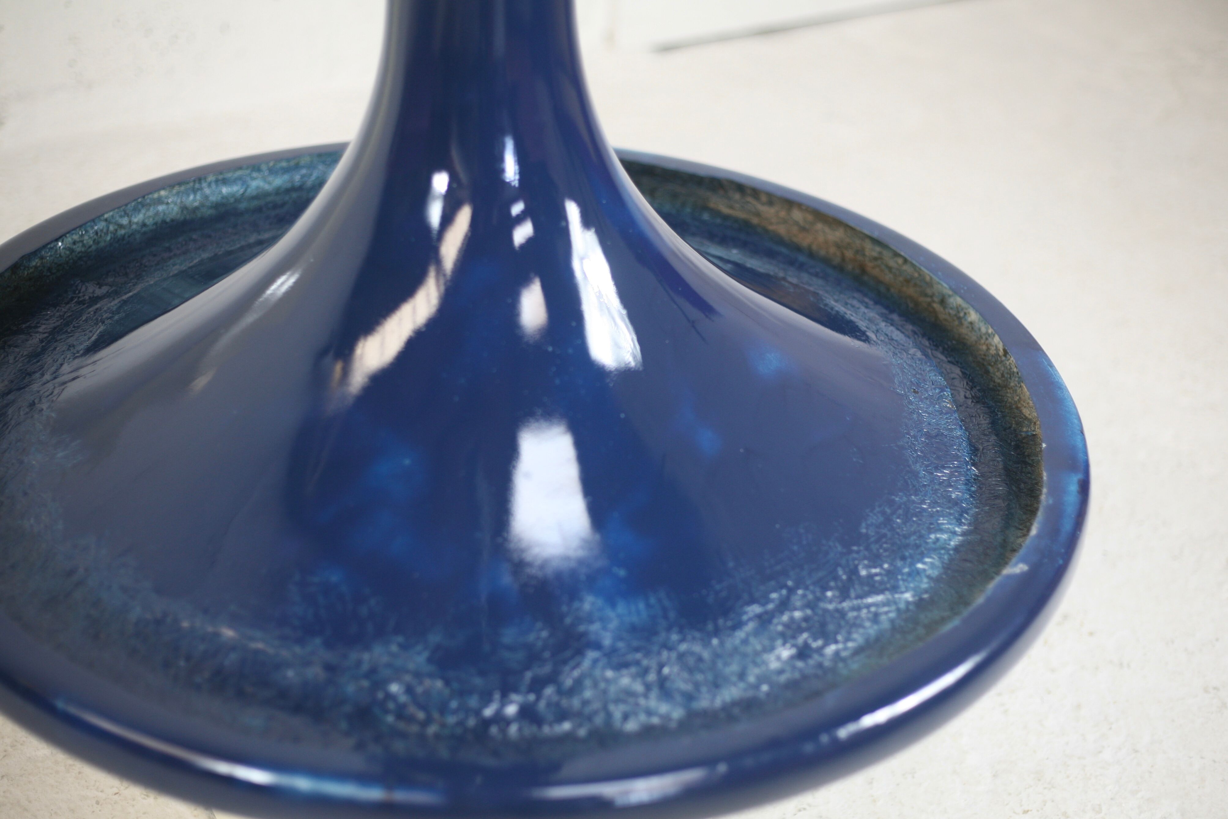 Fiberglass table, France, circa 1970