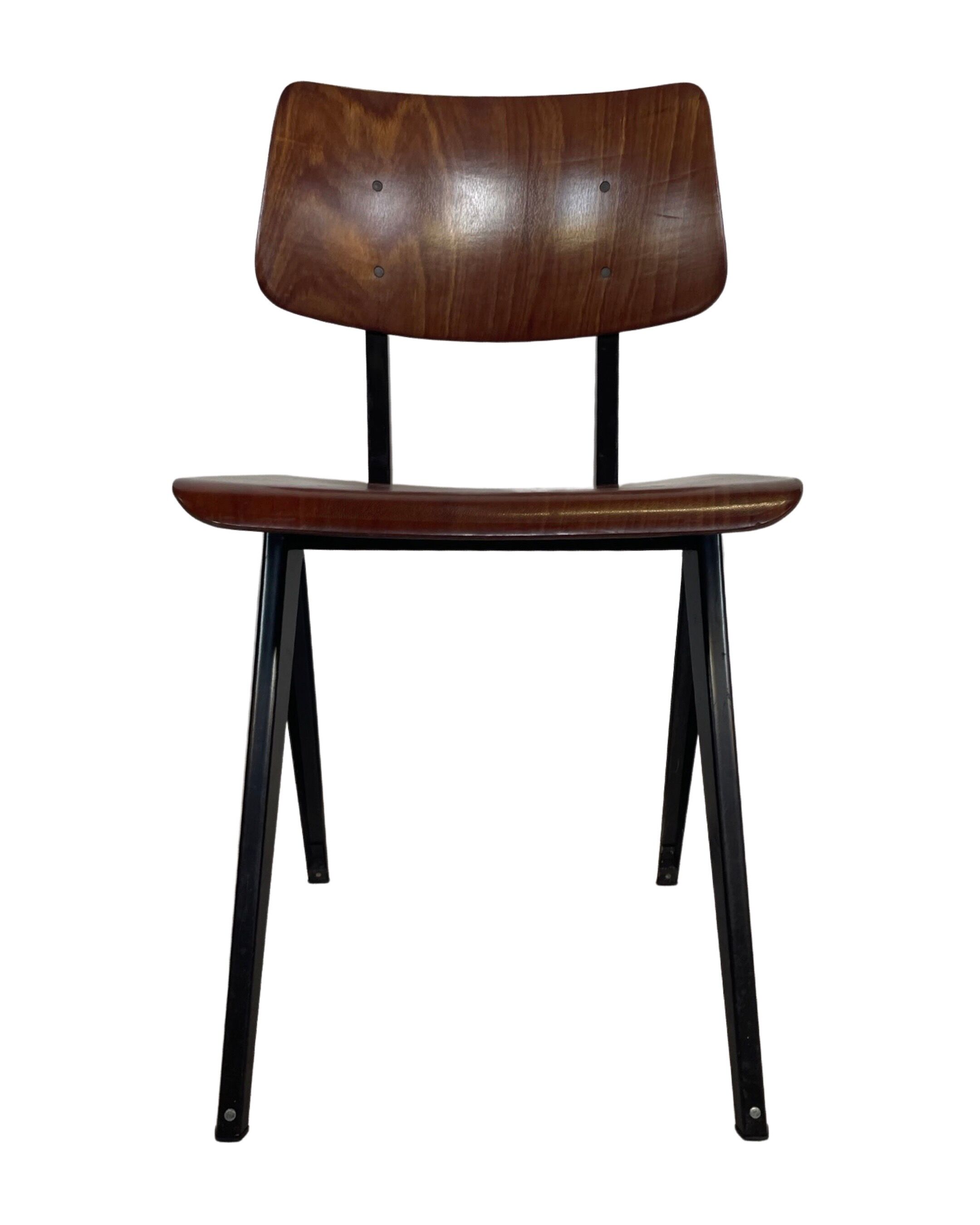 Industrial chair Galvanitas S16 Pagholz Netherlands 60's Design