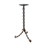 Wrought iron candlestick