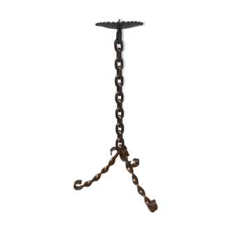 Wrought iron candlestick