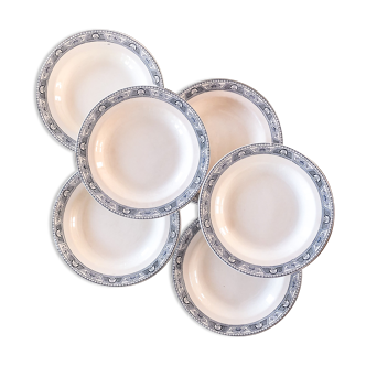 Set de 6 assiettes Terre de fer R&A Salins