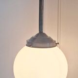 Art deco opaline ball chandelier