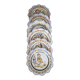 Set of 6 Breton plates