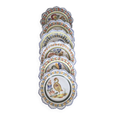 Série de 6 assiettes bretonnes