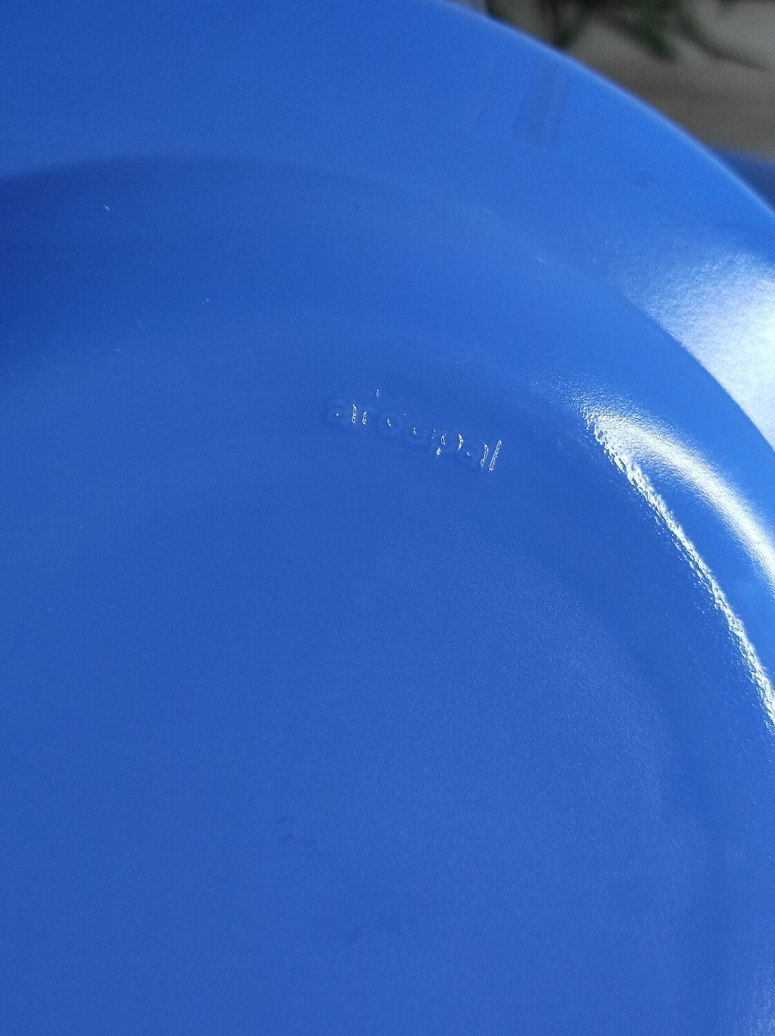 Blue dessert plates