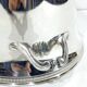 Silver-plated champagne bucket with fluting