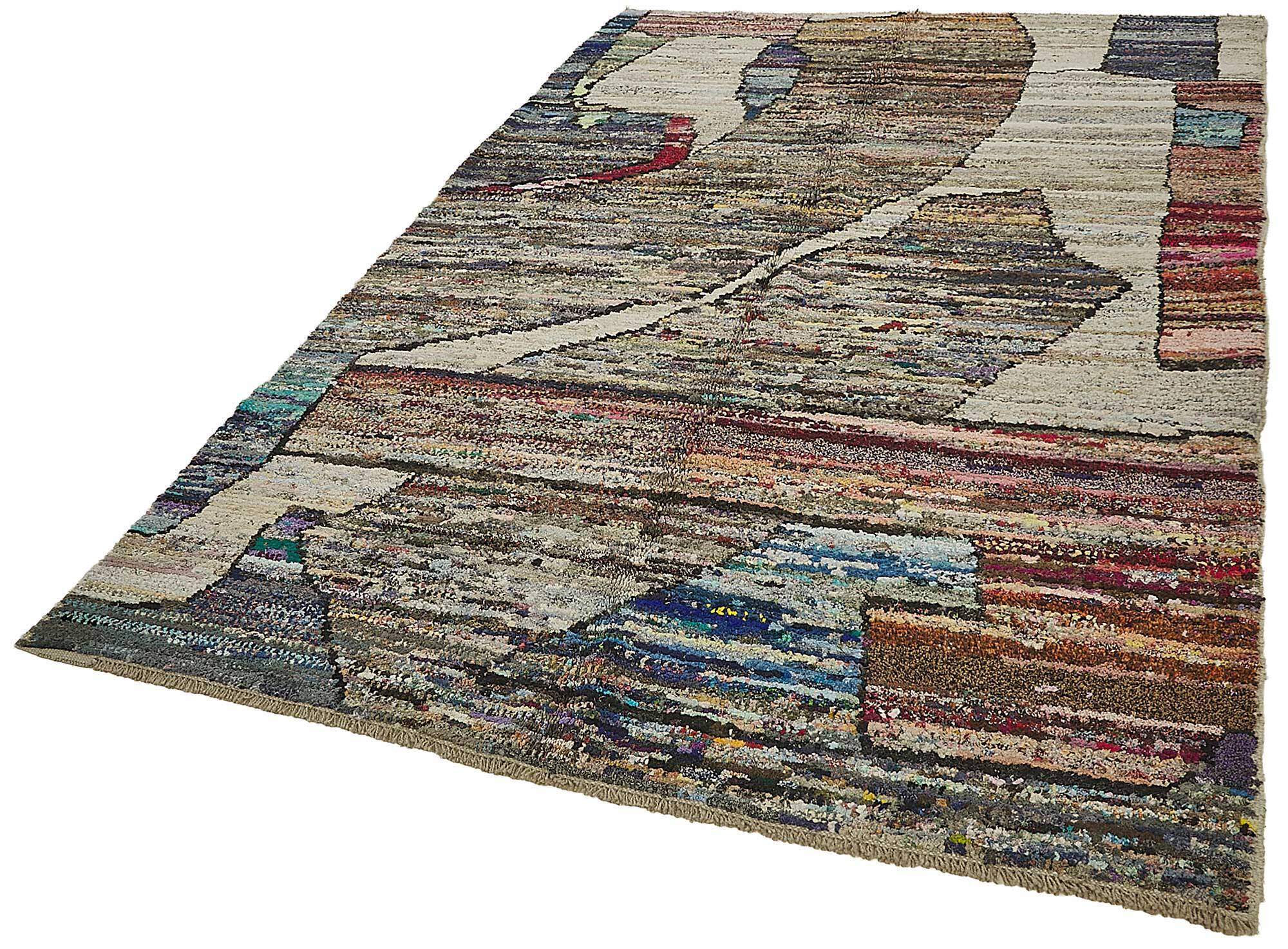Handwoven Turkish Recycled Boho Rug 191 cm x 293 cm