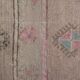 Vintage Turkish hallway rug 76x735 cm