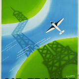 Poster Air France Paris London