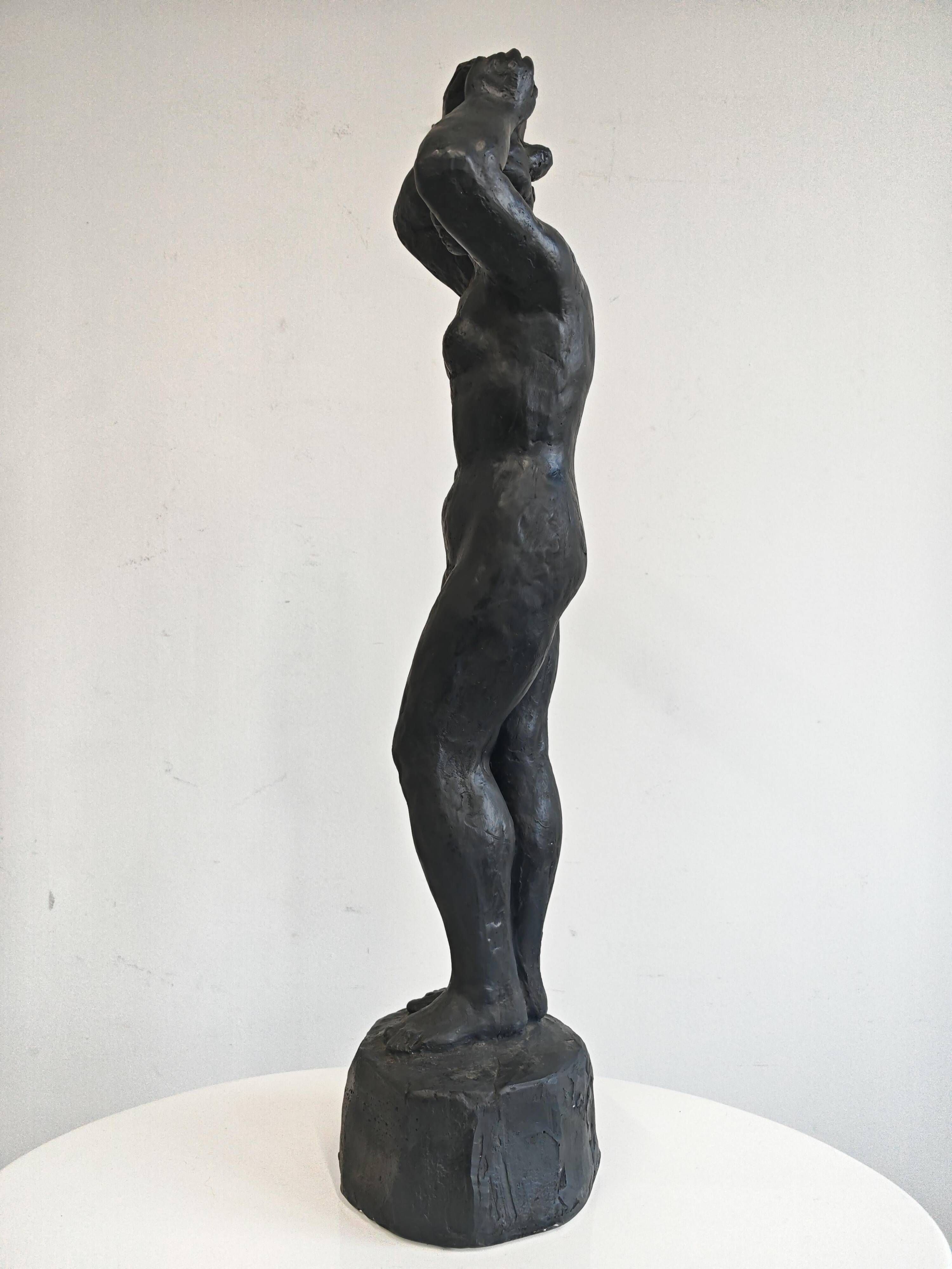 Sculpture of a Nude Woman in plaster by Radeta Stankovic
