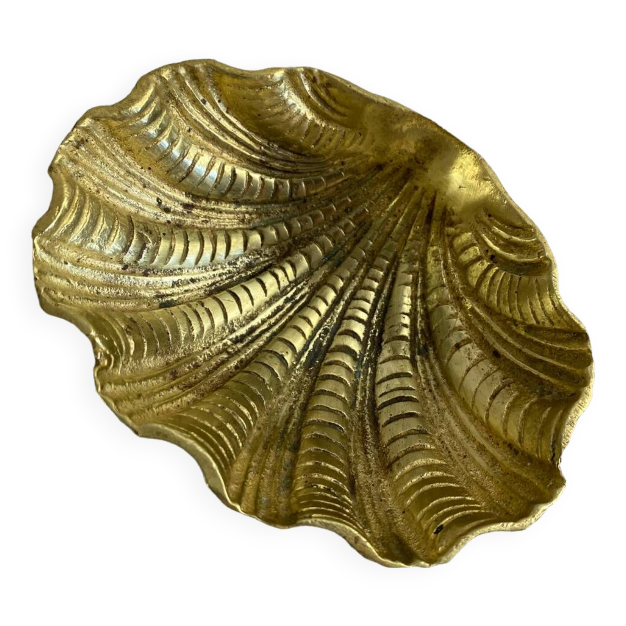 Bronze holy water stoup shell