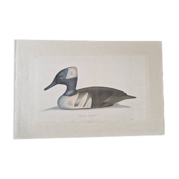 La Roche Laffitte (Born in 1943) - Watercolour drawing on fabric - Harle