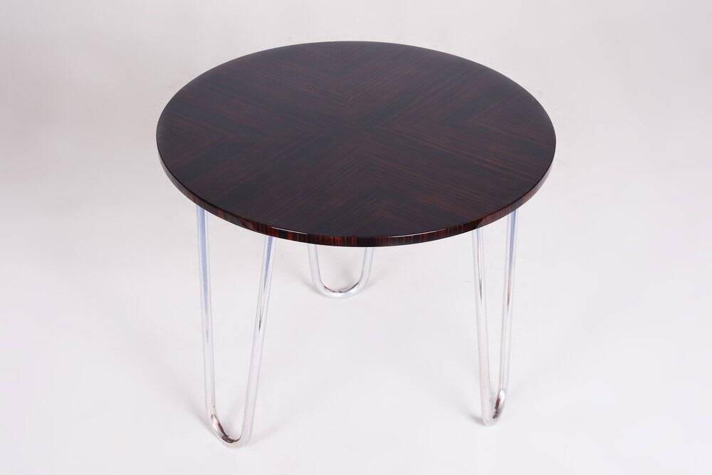 Bauhaus Round Coffee Table, 1940s
