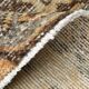 3x11 Mustard Brown Oriental Vintage Runner Rug, 85x329Cm
