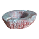 Red marble paperweight ashtray