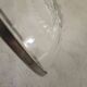 Crystal bowl with a rim