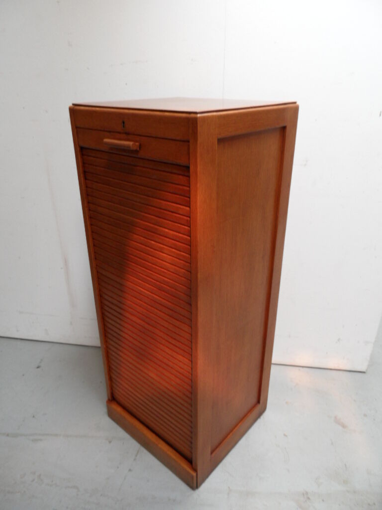 Vintage filing cabinet with roller shutter