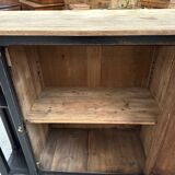 Black patinated bar back